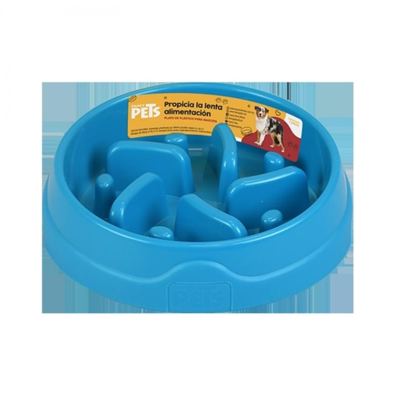 PLATO FANCY PETS PLASTICO ALIMENTACION LENTA